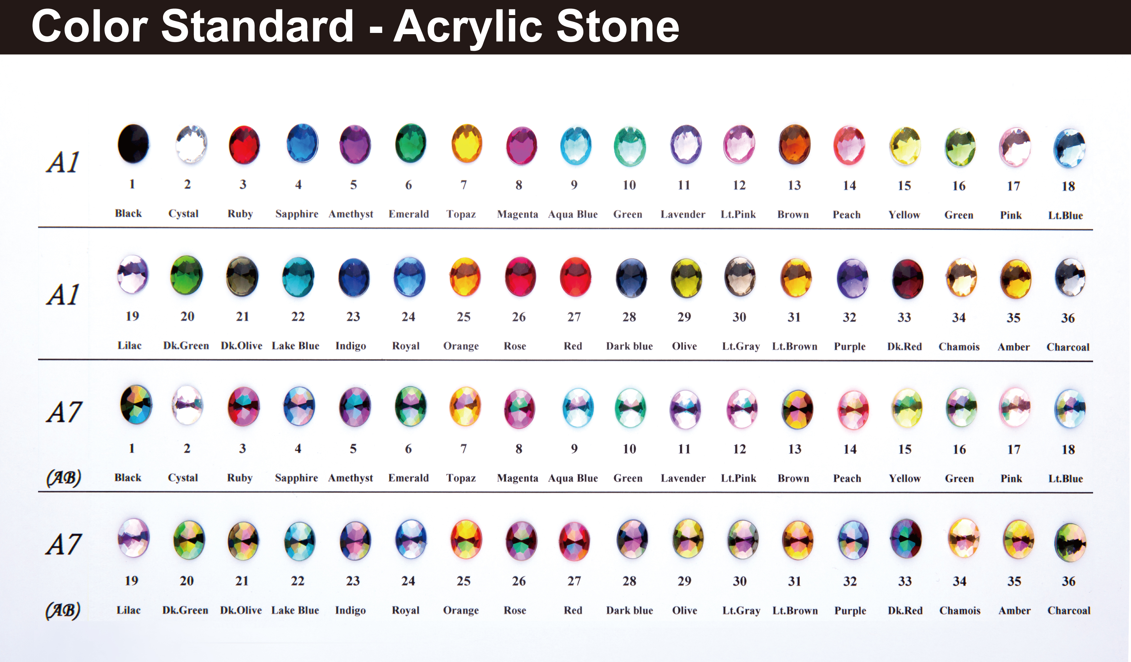 Standard kolorów kryształków-1