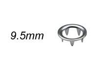 Topo de anel de 9,5 mm